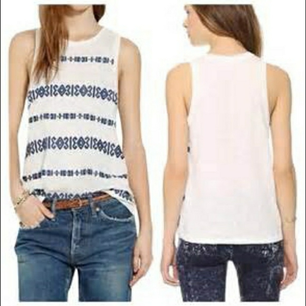 Madewell Embroidered Tank Top